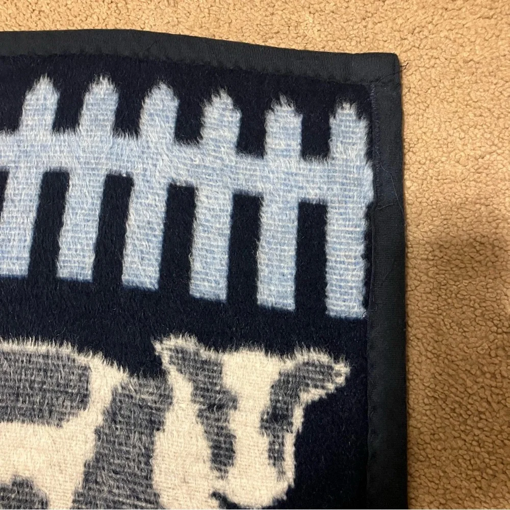 VTG 1986 Vuteks for‎ Crown Crafts Farm Animal Blanket Heavy Fleece 55x70